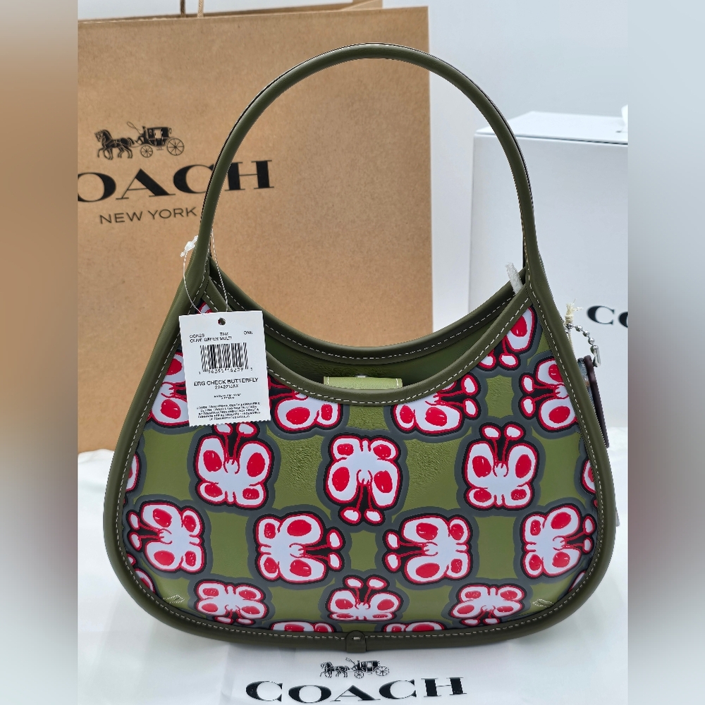 💥🎄NWT🎄💥Coach Coachtopia Ergo Bag, Butterfly